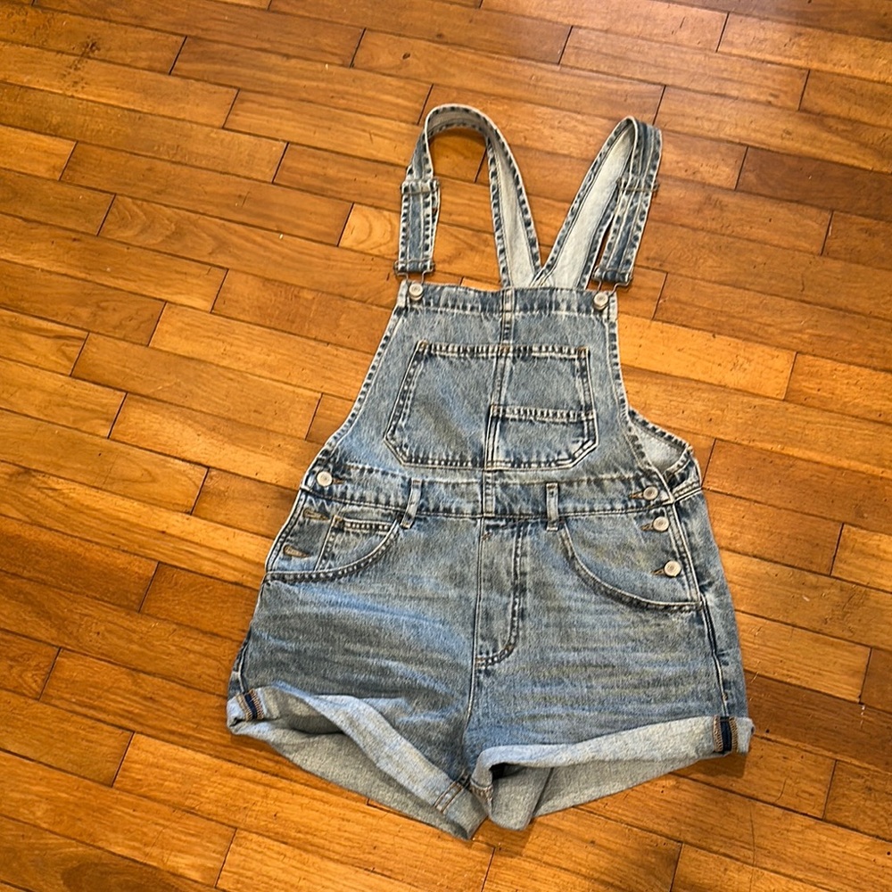Free People Ziggy  Short Overalls Xs